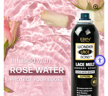 Load image into Gallery viewer, WONDER LACE BOND LACE MELT AEROSOL SPRAY- ROSEWATER