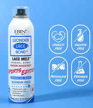 Load image into Gallery viewer, Wonder Lace Bond Lace Melt Aerosol Spray Sports Edition
