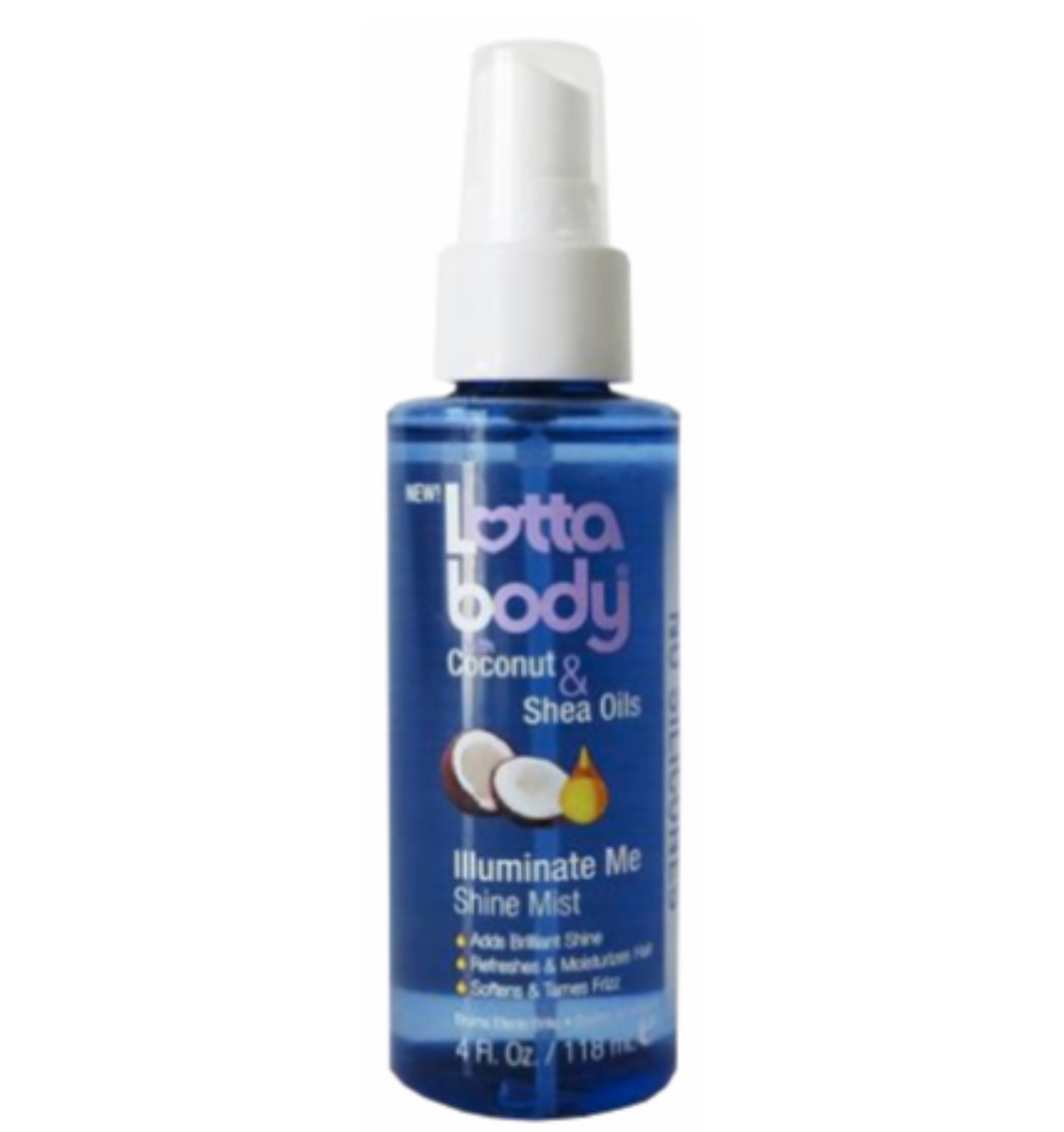 Lottabody with Coconut & Shea Oils Illuminate Me Shine Mist 4oz
