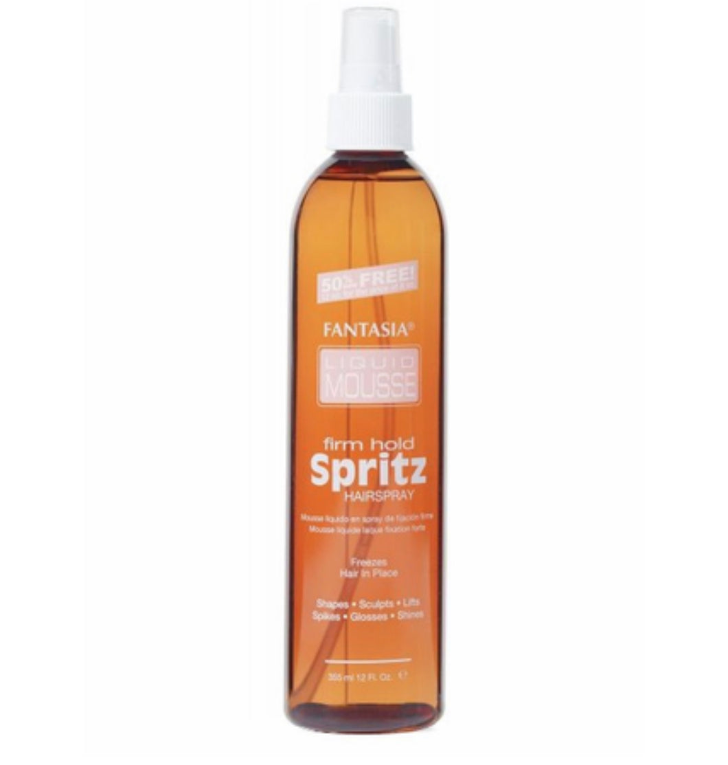 Fantasia IC Liquid Mousse Spritz Hairspray Firm Hold 12 oz