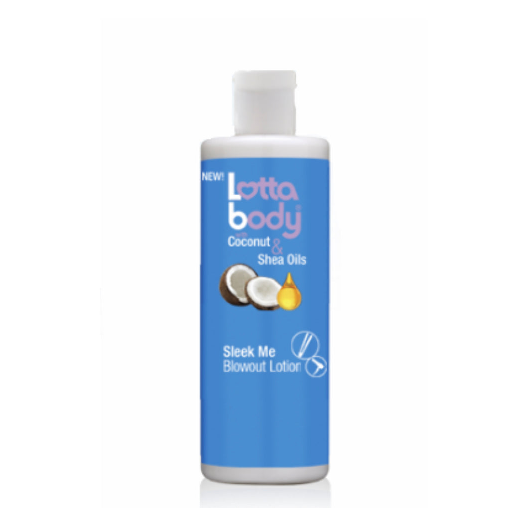 Lottabody Coconut & Shea Oils Sleek Me Blowout Lotion 8 oz